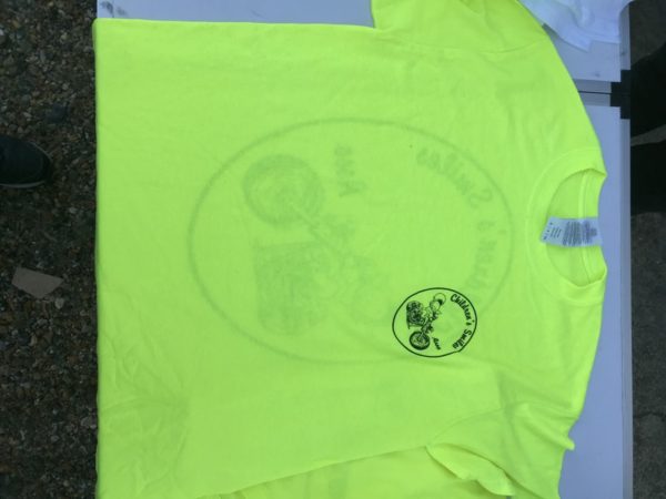 Tee shirt adulte jaune fluo – Image 2