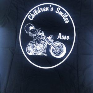 Tee-shirt logo asso     noir/gris/blanc